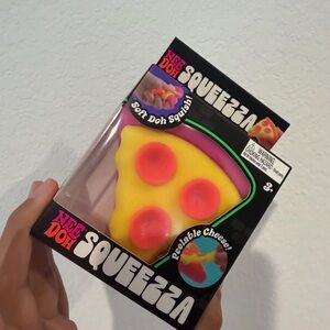 Squeezzza Yellow & Pink Pizza Squishy Toy